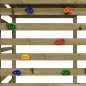 vidaXL Parque infantil con pared de escalada madera impregnada de pino vidaXL Parque infantil con pared de escalada madera impregnada de pino
