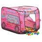vidaXL Tienda de juegos para niños con 250 bolas rosa 70x112x70 cm vidaXL Tienda de juegos para niños con 250 bolas rosa 70x112x70 cm
