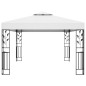 vidaXL Cenador con doble techo blanco 3x4 m vidaXL Cenador con doble techo blanco 3x4 m