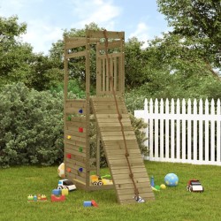 vidaXL Parque infantil de exterior madera de pino impregnada