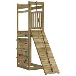 vidaXL Parque infantil de exterior madera de pino impregnada