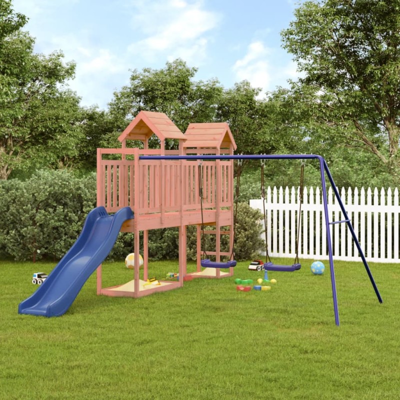 vidaXL Parque infantil de exterior madera maciza Douglas vidaXL Parque infantil de exterior madera maciza Douglas