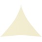 vidaXL Toldo de vela triangular tela Oxford color crema 4x4x4 m vidaXL Toldo de vela triangular tela Oxford color crema 4x4x4 m