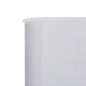 vidaXL Paravientos de playa de 3 paneles de tela 400x120 cm blanco vidaXL Paravientos de playa de 3 paneles de tela 400x120 cm blanco