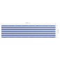 vidaXL Toldo para balcón tela oxford blanco y azul 90x400 cm vidaXL Toldo para balcón tela oxford blanco y azul 90x400 cm