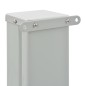 vidaXL Toldo lateral retráctil para patio 160x300 cm gris vidaXL Toldo lateral retráctil para patio 160x300 cm gris