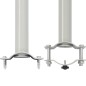 vidaXL Toldo lateral retráctil para patio 160x300 cm gris vidaXL Toldo lateral retráctil para patio 160x300 cm gris