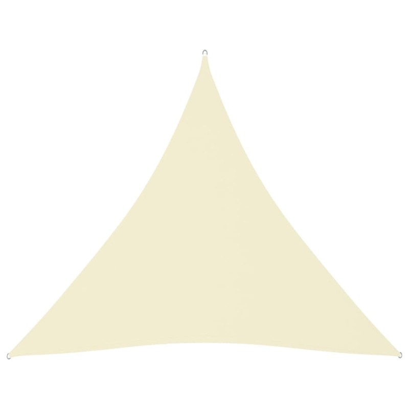 vidaXL Toldo de vela triangular tela Oxford color crema 4,5x4,5x4,5 m vidaXL Toldo de vela triangular tela Oxford color crema 4,5x4,5x4,5 m