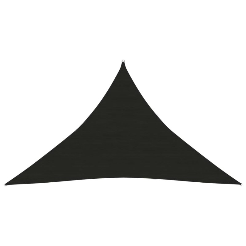 vidaXL Toldo de vela negro HDPE 160 g/m² 5x5x6 m vidaXL Toldo de vela negro HDPE 160 g/m² 5x5x6 m