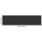 vidaXL Toldo para balcón HDPE gris antracita 75x300 cm 