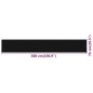 vidaXL Toldo para balcón HDPE negro 75x500 cm