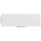 vidaXL Toldo para balcón HDPE blanco 120x400 cm vidaXL Toldo para balcón HDPE blanco 120x400 cm
