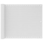 vidaXL Toldo para balcón HDPE blanco 75x500 cm vidaXL Toldo para balcón HDPE blanco 75x500 cm