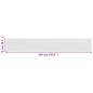 vidaXL Toldo para balcón HDPE blanco 75x500 cm vidaXL Toldo para balcón HDPE blanco 75x500 cm