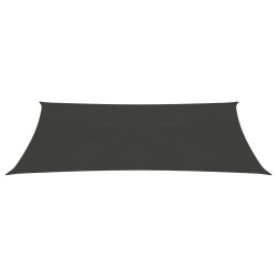 vidaXL Toldo de vela gris antracita HDPE 160 g/m² 2x5 m 