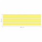 vidaXL Toldo para balcón HDPE amarillo y blanco 90x300 cm vidaXL Toldo para balcón HDPE amarillo y blanco 90x300 cm