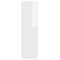 vidaXL Armario de boticario contrachapada blanco brillo 30x42,5x150 cm vidaXL Armario de boticario contrachapada blanco brillo 30x42,5x150 cm