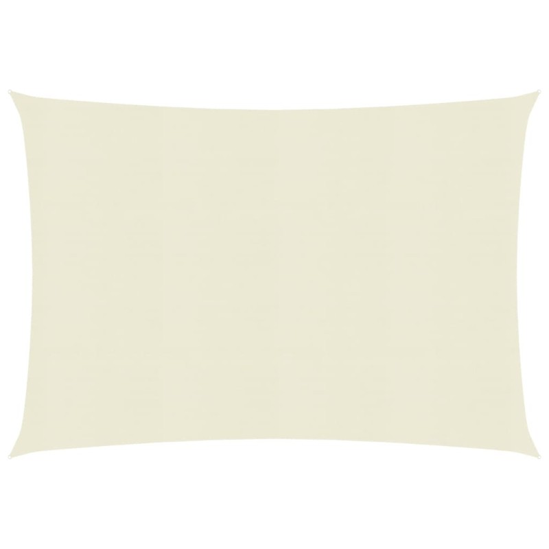 vidaXL Toldo de vela crema HDPE 160 g/m² 3x4 m vidaXL Toldo de vela crema HDPE 160 g/m² 3x4 m