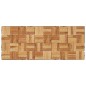 vidaXL Baldosas de terraza 10 uds madera maciza teca 30x30 cm 