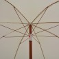 vidaXL Sombrilla con palo de acero color arena 180 cm