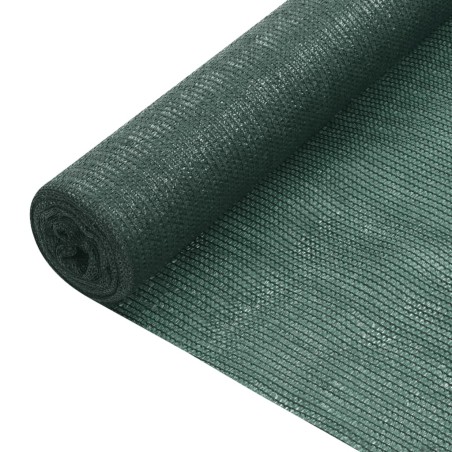 vidaXL Red de privacidad HDPE verde 1,2x10 m 75 g/m² 