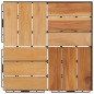 vidaXL Baldosas de terraza 10 uds madera maciza teca 30x30 cm 
