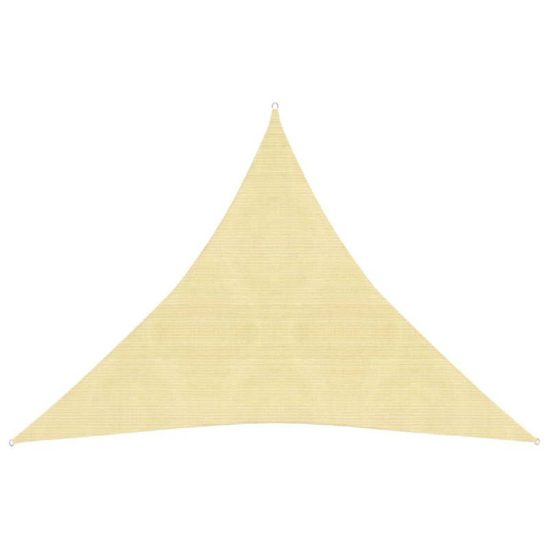 vidaXL Toldo de vela beige HDPE 160 g/m² 3x3x3 m vidaXL Toldo de vela beige HDPE 160 g/m² 3x3x3 m