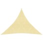 vidaXL Toldo de vela beige HDPE 160 g/m² 3x3x3 m vidaXL Toldo de vela beige HDPE 160 g/m² 3x3x3 m