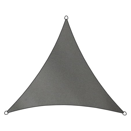 Livin'outdoor Toldo triangular Como HDPE gris 3,6x3,6x3,6 m