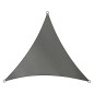 Livin'outdoor Toldo triangular Como HDPE gris 3,6x3,6x3,6 m