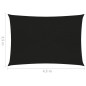 vidaXL Toldo de vela negro HDPE 160 g/m² 3,5x4,5 m vidaXL Toldo de vela negro HDPE 160 g/m² 3,5x4,5 m