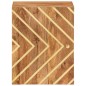 vidaXL Mueble de baño de pared madera maciza mango marrón y negro vidaXL Mueble de baño de pared madera maciza mango marrón y negro