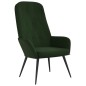 vidaXL Sillón de relax de terciopelo verde oscuro vidaXL Sillón de relax de terciopelo verde oscuro
