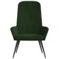 vidaXL Sillón de relax de terciopelo verde oscuro vidaXL Sillón de relax de terciopelo verde oscuro