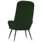 vidaXL Sillón de relax de terciopelo verde oscuro vidaXL Sillón de relax de terciopelo verde oscuro