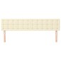 vidaXL Cabeceros 2 unidades cuero sintético color crema 90x5x78/88cm vidaXL Cabeceros 2 unidades cuero sintético color crema 90x5x78/88cm