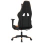 vidaXL Silla gaming masaje y reposapiés cuero sintético negro naranja vidaXL Silla gaming masaje y reposapiés cuero sintético negro naranja