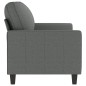 vidaXL Sofá de 2 plazas de tela gris oscuro 140 cm vidaXL Sofá de 2 plazas de tela gris oscuro 140 cm