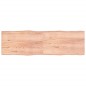 vidaXL Tablero mesa madera tratada borde natural marrón 200x60x(2-6)cm vidaXL Tablero mesa madera tratada borde natural marrón 200x60x(2-6)cm