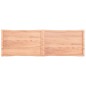 vidaXL Tablero mesa madera tratada borde natural marrón 200x60x(2-6)cm vidaXL Tablero mesa madera tratada borde natural marrón 200x60x(2-6)cm
