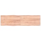 vidaXL Tablero mesa madera tratada borde natural marrón 220x60x(2-6)cm vidaXL Tablero mesa madera tratada borde natural marrón 220x60x(2-6)cm