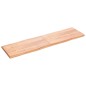 vidaXL Tablero mesa madera tratada borde natural marrón 220x60x(2-6)cm vidaXL Tablero mesa madera tratada borde natural marrón 220x60x(2-6)cm