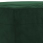vidaXL Banco de terciopelo verde oscuro 100x35x41 cm