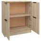 vidaXL Aparador de madera contrachapada color roble Sonoma 60x30x70 cm vidaXL Aparador de madera contrachapada color roble Sonoma 60x30x70 cm
