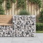 vidaXL Cesta de gaviones hierro galvanizado color plateado 70x70x65 cm vidaXL Cesta de gaviones hierro galvanizado color plateado 70x70x65 cm