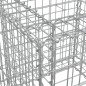 vidaXL Cesta de gaviones hierro galvanizado color plateado 70x70x65 cm vidaXL Cesta de gaviones hierro galvanizado color plateado 70x70x65 cm
