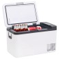 vidaXL Nevera con asa y adaptador PP y PE negro y blanco 25 L vidaXL Nevera con asa y adaptador PP y PE negro y blanco 25 L