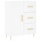 vidaXL Aparador alto madera contrachapada blanco 69,5x34x180 cm vidaXL Aparador alto madera contrachapada blanco 69,5x34x180 cm