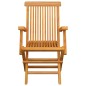 vidaXL Sillas de jardín 8 uds madera maciza de teca con cojines grises vidaXL Sillas de jardín 8 uds madera maciza de teca con cojines grises