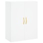 vidaXL Aparador alto madera contrachapada blanco 69,5x34x180 cm vidaXL Aparador alto madera contrachapada blanco 69,5x34x180 cm